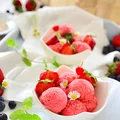 Fit lody truskawkowe