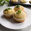 Muffinki z łososiem i pesto