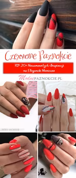 Czerwone Paznokcie w Kobiecym Wydaniu – TOP 20+ Niesamowitych Inspiracji na Elegancki Manicure