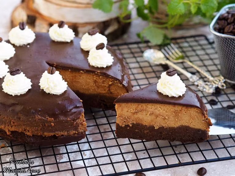 Kawowe sernikobrownie