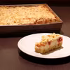 Kruche ciasto z lekką, budyniową pianką