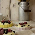Francuska tarta z musem jogurtowym na bazie budyniu