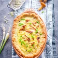 Quiche lorraine z kurkami