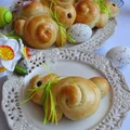 Bułeczki zajączki na Wielkanoc