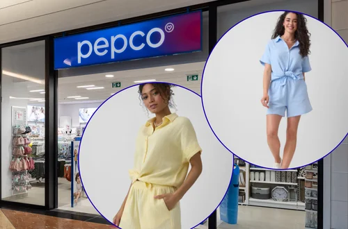 Ten komplet z Pepco zrobi furorę latem! Muślinowy materiał bez zagnieceń, a kolory bosko podkreślą opaleniznę
