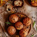 Bananowe muffiny z czekoladą