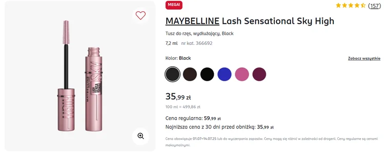 Zdjęcie Polki nazywają ten tusz z Rossmanna kosmetykiem wszech czasów! Teraz 35 zł, a rzęsy jak po laminacji #1