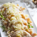 Pierogi ruskie z wędzonym boczkiem