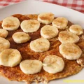 Dietetyczny omlet z otrębami,bananem i cynamonem  - 259 kcal