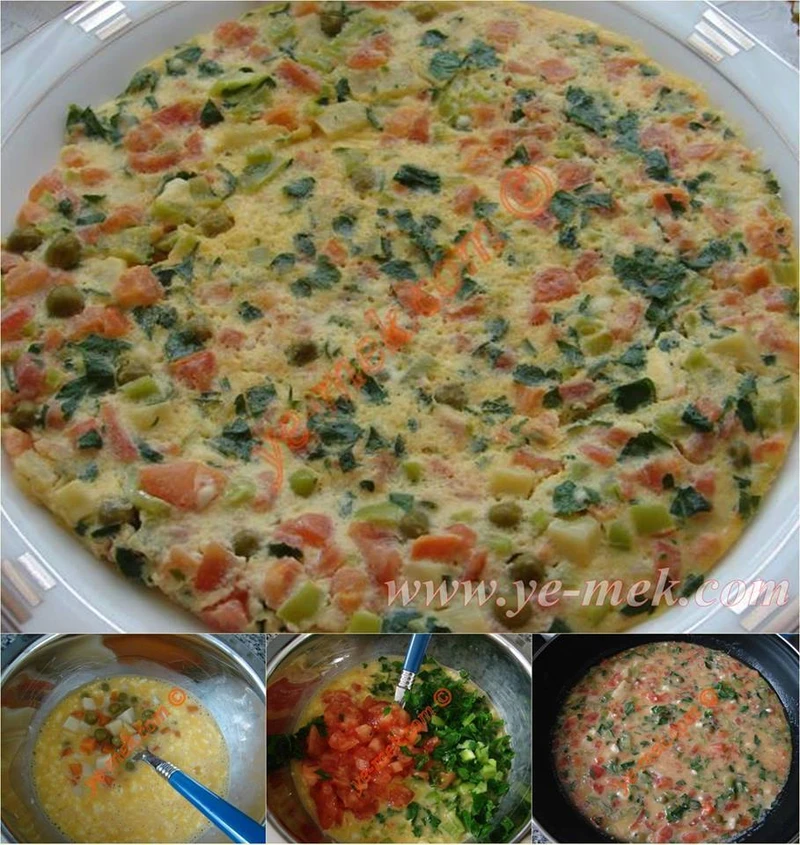 Warzywny omlet