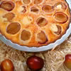 Tarta z mascarpone i śliwkami