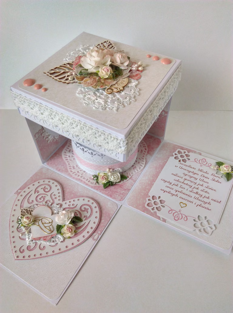 Ślubny exploding box