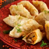 pierogi z soczewicą i z pieczarkami