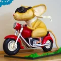 Myszka na motorze