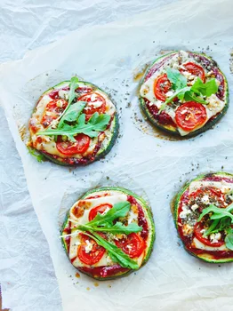 FIT mini pizze z cukinii