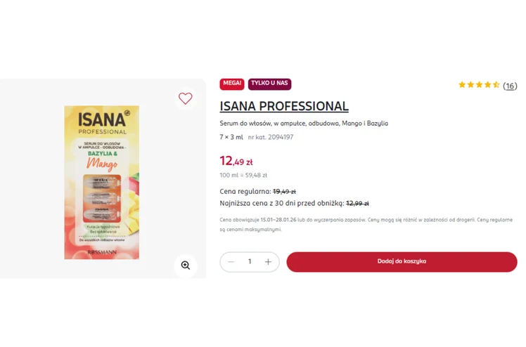 Zdjęcie To serum z Rossmanna za 12 zł bosko odmieni włosy! Bez spłukiwania, ale zero tłustych pasm i puszenia - natychmiastowy efekt wygładzenia #1