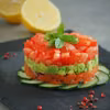 Keto tatar z łososia (Paleo, LowCarb)