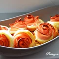 ,,Różyczki z ciasta francuskiego''