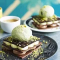 Czekoladowo pistacjowy deserek