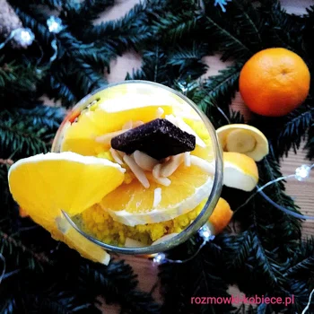 Aromatyczna jaglanka z pomarańczą i kurkumą