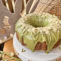 Szybka babka kakaowa z polewą pistacjową