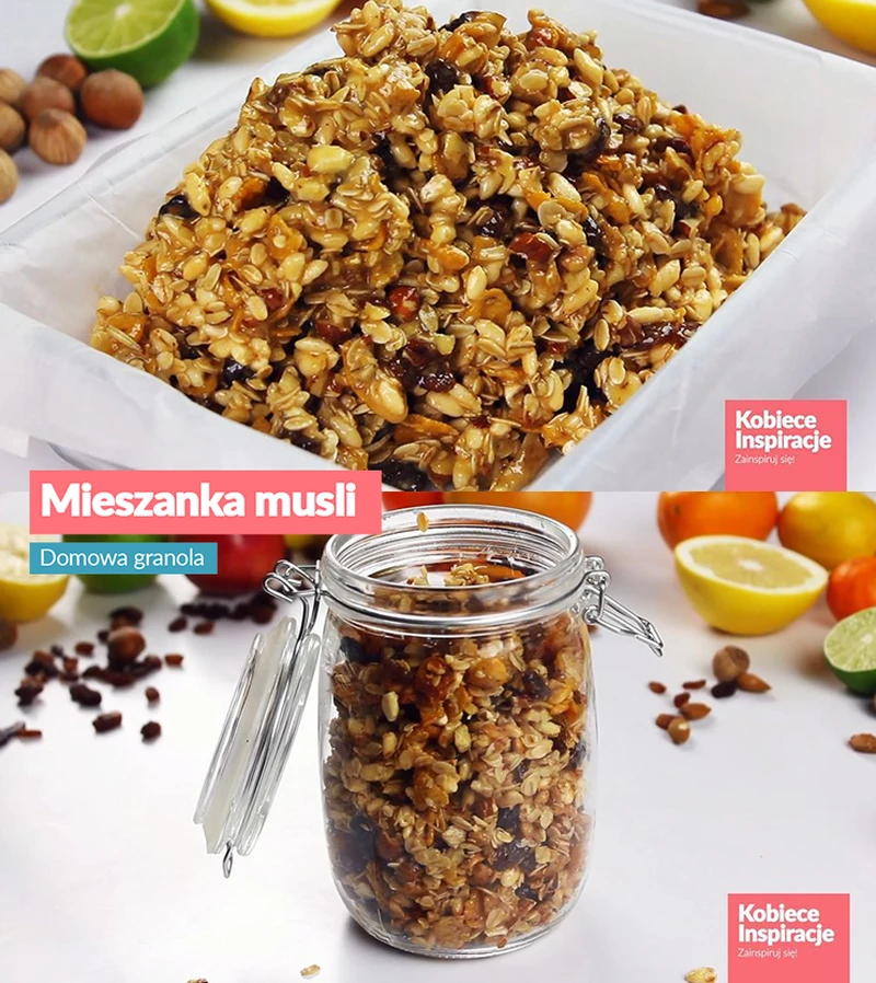 Mieszanka musli - na 3 sposoby (domowa granola)