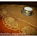Bieżnik 127/60 cm w stylu retro w tutoriale