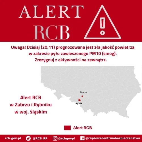 Zdjęcie Alert RCB dla mieszkańców południa Polski! #1