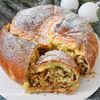 Gubana - drożdżowa babka z bakaliami z Friuli