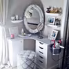 Narożna toaletka
