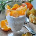Chia Pudding z owocami. Deser z chia z owocami