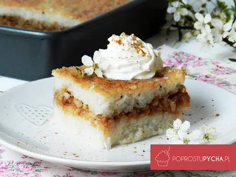 Zapiekany ryż z jabłkami