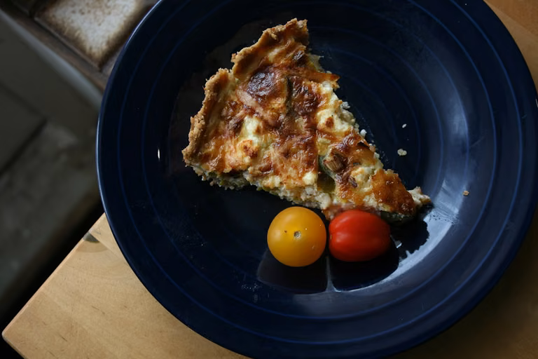 Quiche z porem