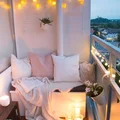 Przytulny balkon