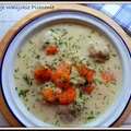 Zupa na serku topionym