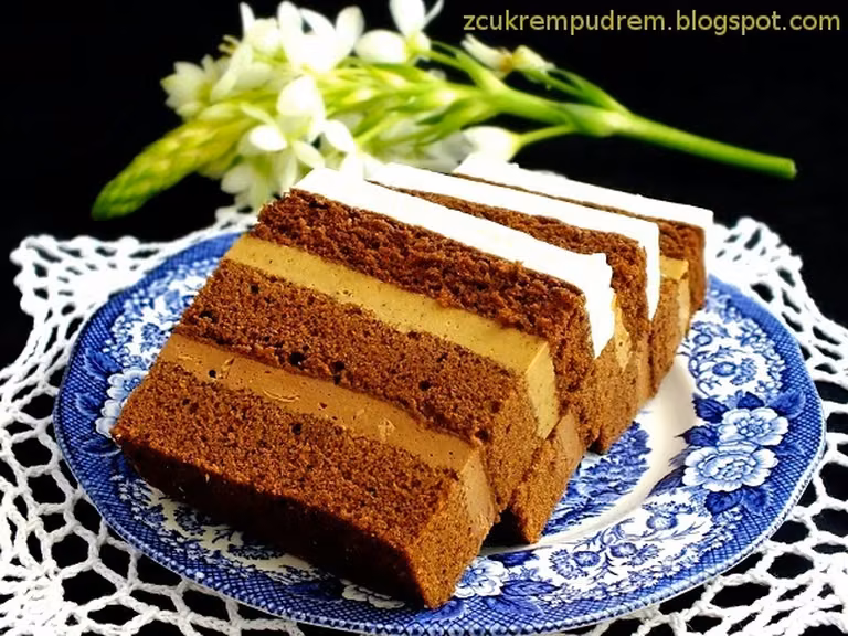 Ciasto kawowo - czekoladowo – rumowe