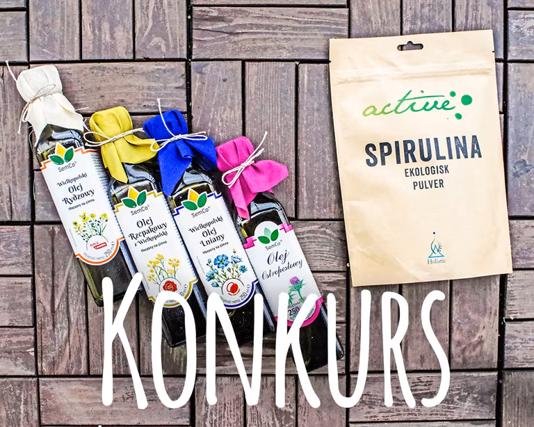 konkurs  - wygraj zdrowie: ksiażki, oleje i super food