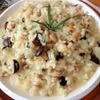 Risotto z grzybami i rozmarynem