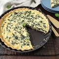 Tarta ze szpinakiem.