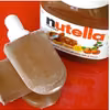 Lody na patyku z Nutelli