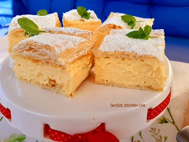 Kremówka budyniowa - prosty przepis