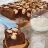 MIGDAŁOWE BROWNIE Z GRUSZKAMI