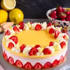 Sernik truskawkowy z lemon curd
