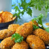 Paluchy drobiowe z pieczarkami