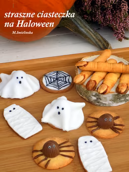 straszne ciasteczka na Halloween