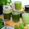 Naturalne zielone koktajle