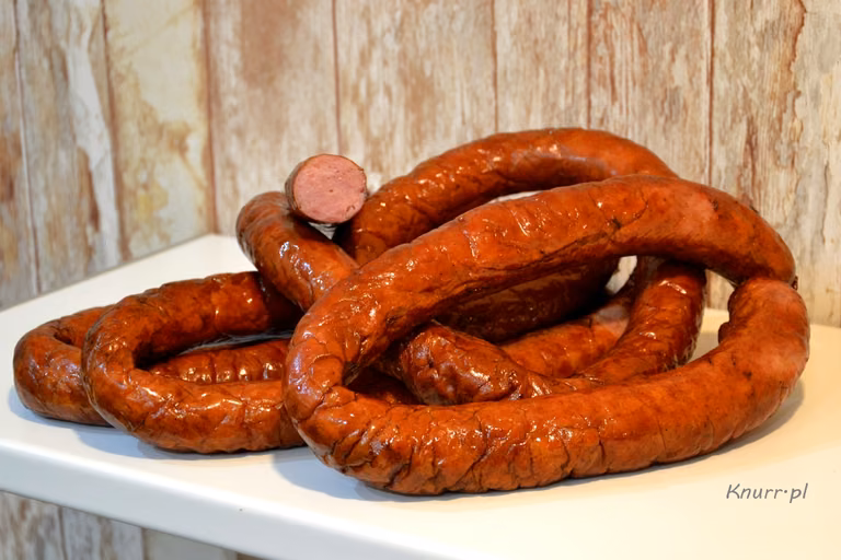 Domowa kiełbasa wędzona
