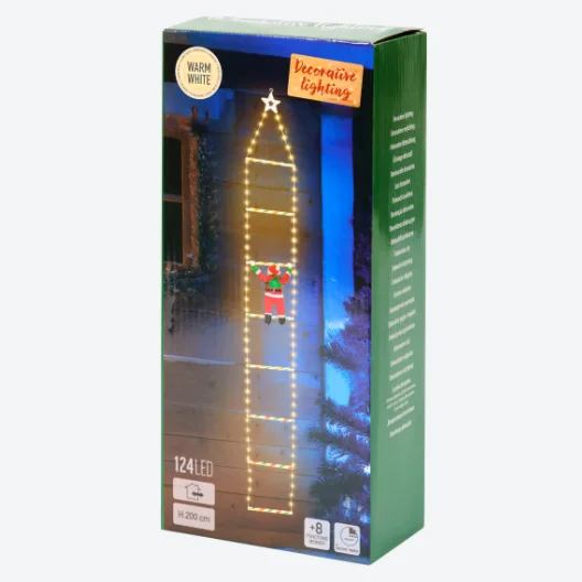 Zdjęcie Ta drabinka LED z Action za 48 zł bije rekordy popularności! Do środka i na zewnątrz, dom na święta z efektem wow! #4