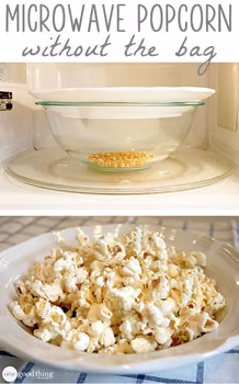 Popcorn bez torebki z mikrofalówki