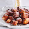 Mini pączki z jagodami